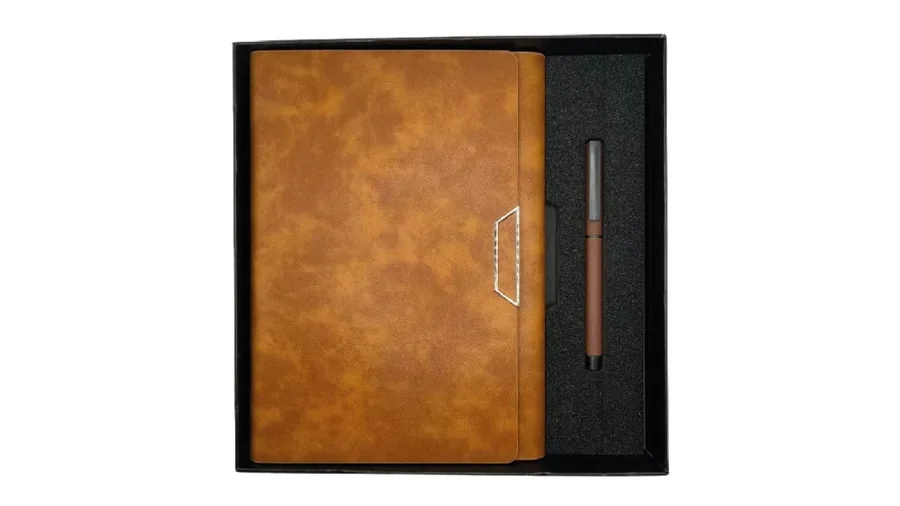 Coffret Carnet Prem A5 + Stylo — KT-BA58D844