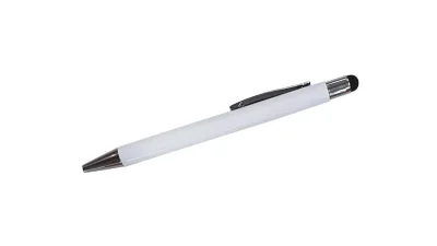 Stylo Metal Blanc - Noir — KT-E01688E9